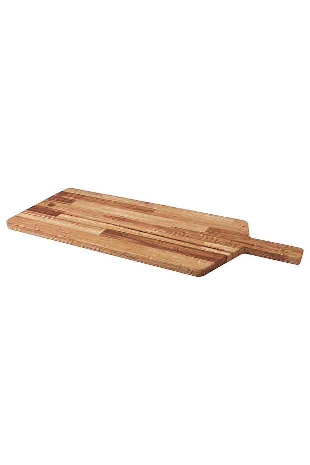 SMÅÄTA chopping board, acacia, 72 x 28 cm