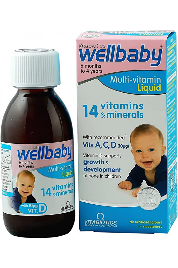 Wellbaby Multivitamin Liquid - 150 Ml