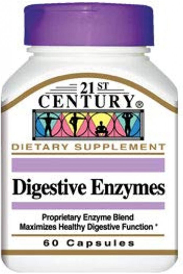 Digestive Enzymes Capsules, 30 Count