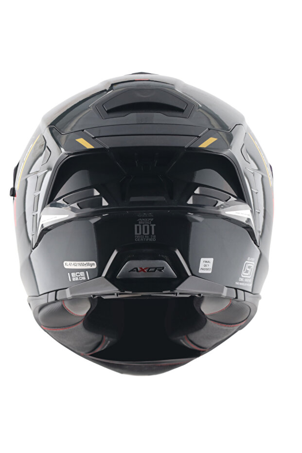 Brutale Kryptic Kask Black Yellow - Pinlock Dahil - 4