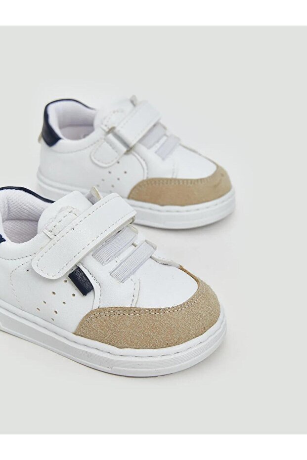 LCW STEPS Bağcık ve Cırt Cırtlı Erkek Bebek Spor Ayakkabı (W5) - 3