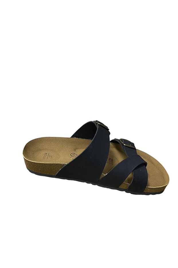 Slippers Double Buckle Flip Flops Thumb - 6