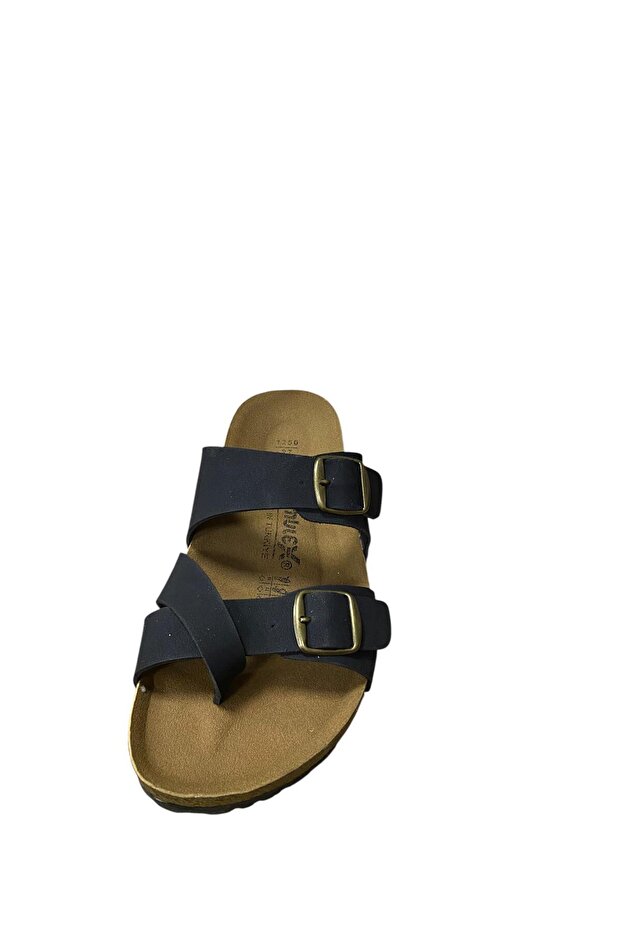 Slippers Double Buckle Flip Flops Thumb - 4
