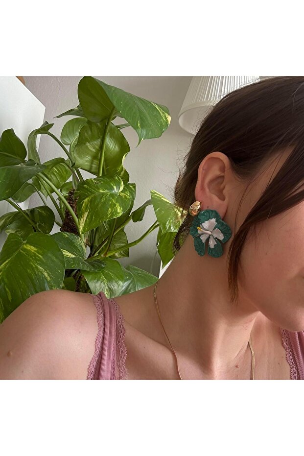 Flower&Ring Earring Set - 2
