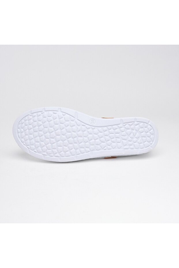 Günlük Hakiki Deri Kadın Sneaker - 5