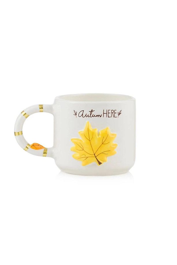 LCW HOME Karişik Yaprak Baskılı Seramik Kupa 450 ml (W5) - 5