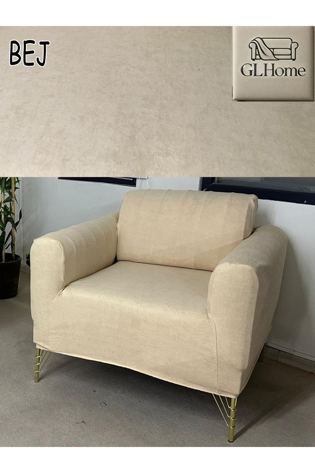 SÜET ŞÖNİL KUMAŞ TEKLİ KOMPLE GİYDİRME TEKLİ & BERJER , BOHEM, PORTO, vb MODEL KOLTUK KILIFI - 6