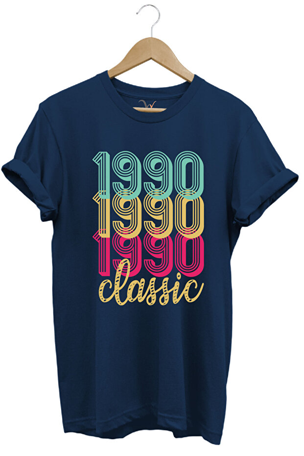 1990 Retro Vintage Classic Printed 100% Cotton Regular Fit Unisex T-Shirt