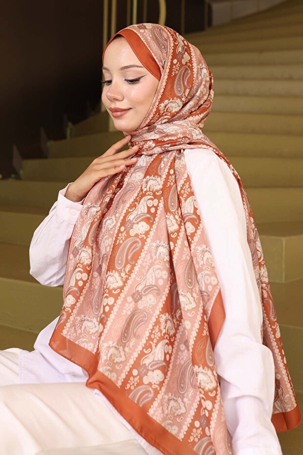 Ethnic Patterned Shawl Tile İpk115 - 3