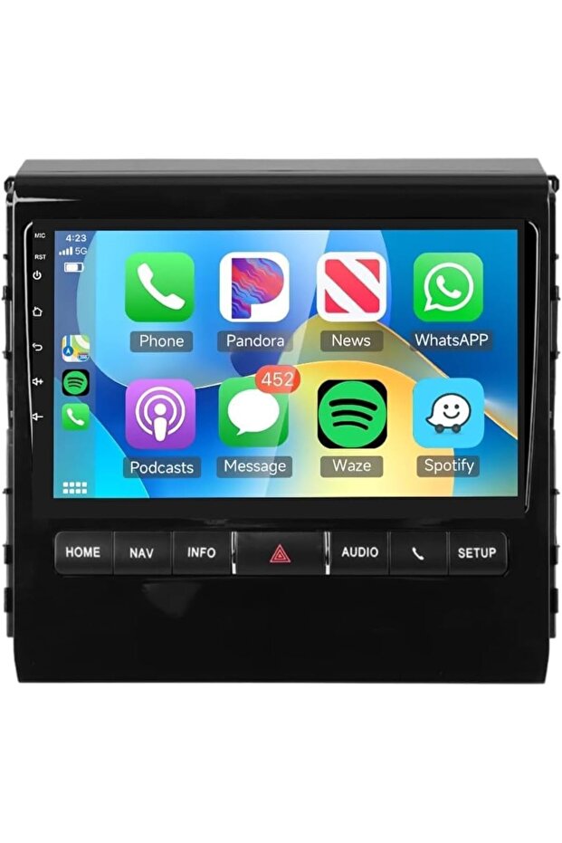 Android Car Stereo for Toyota Land Cruiser VXR 2016-2021 6+128GB 9 inch with AHD Camera