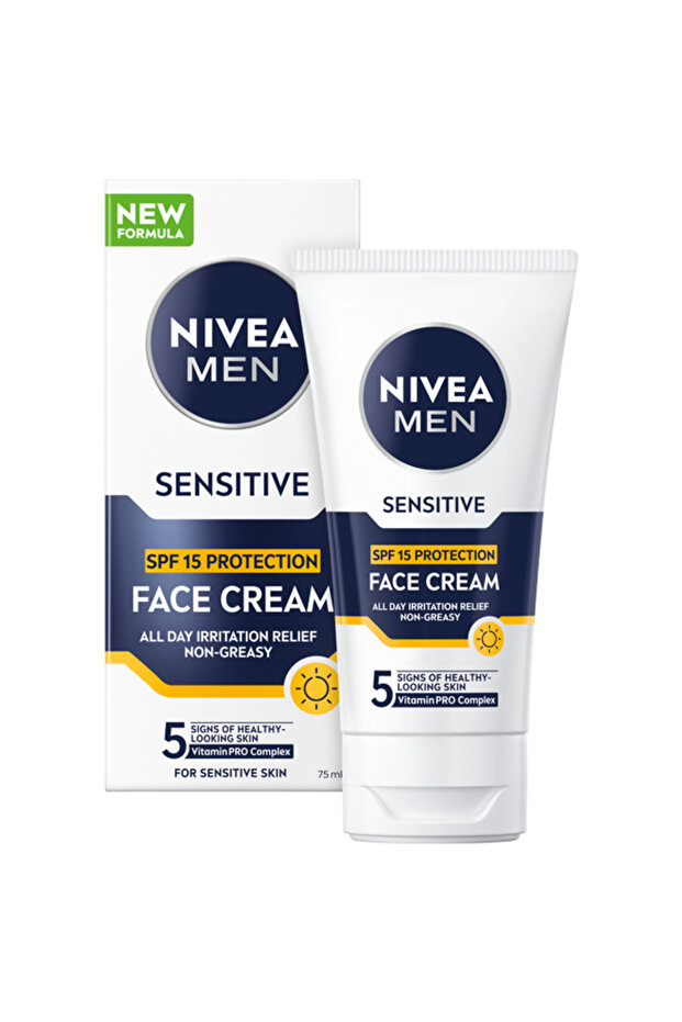 Sensitive Face Cream SPF15, 75ml - 1
