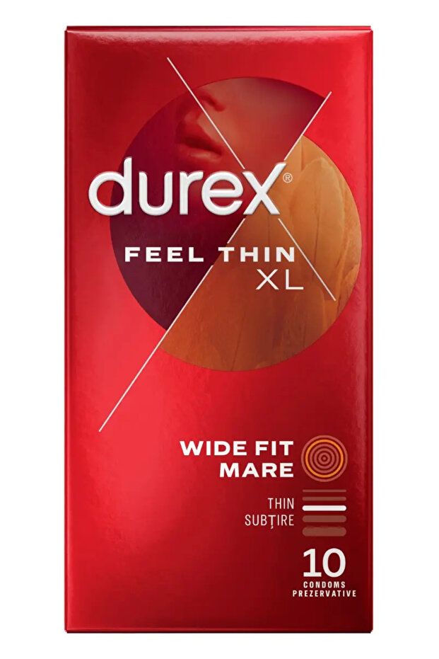 Prezervative Feel Thin XL, 10 buc - 1