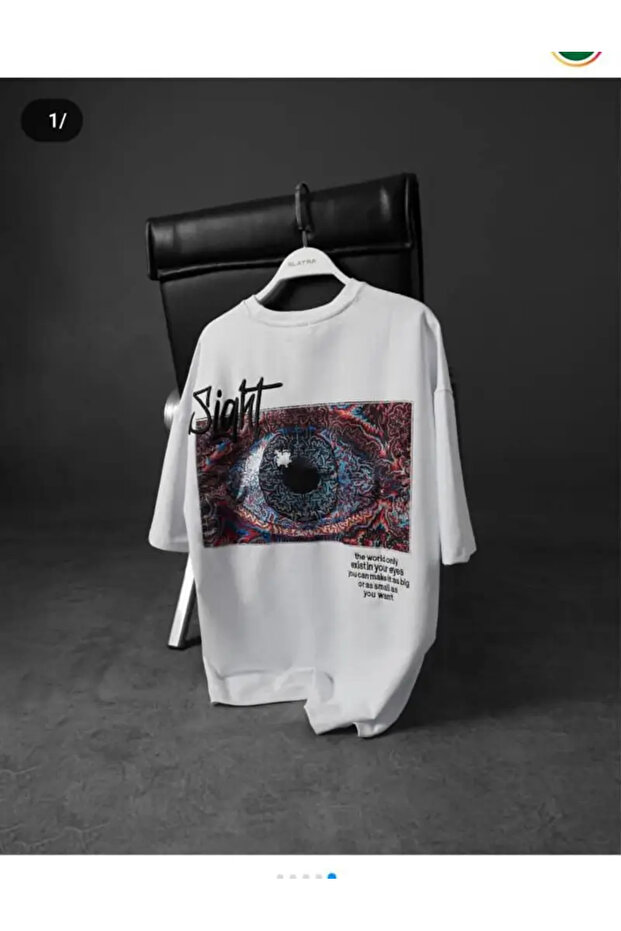 Premium Oversize Cut Short Sleeve Printed T-Shirt