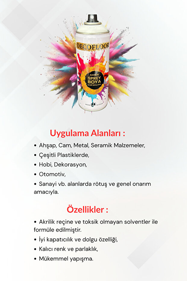 Akrilik Sprey Boya (400 ml) - 3