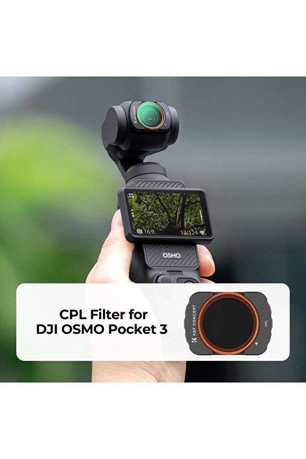 Magnetic CPL Filtre ( DJI Osmo Pocket 3 combo Uyumlu ) - 2