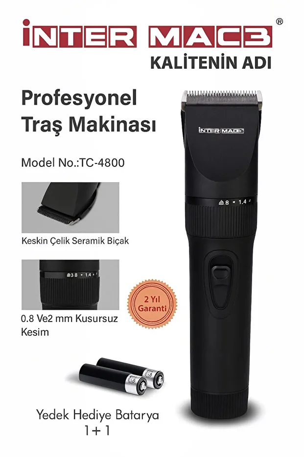 İNTER MAC3 PROFESYONEL TRAŞ MAKİNESİ KALİTENİN ADI - 1