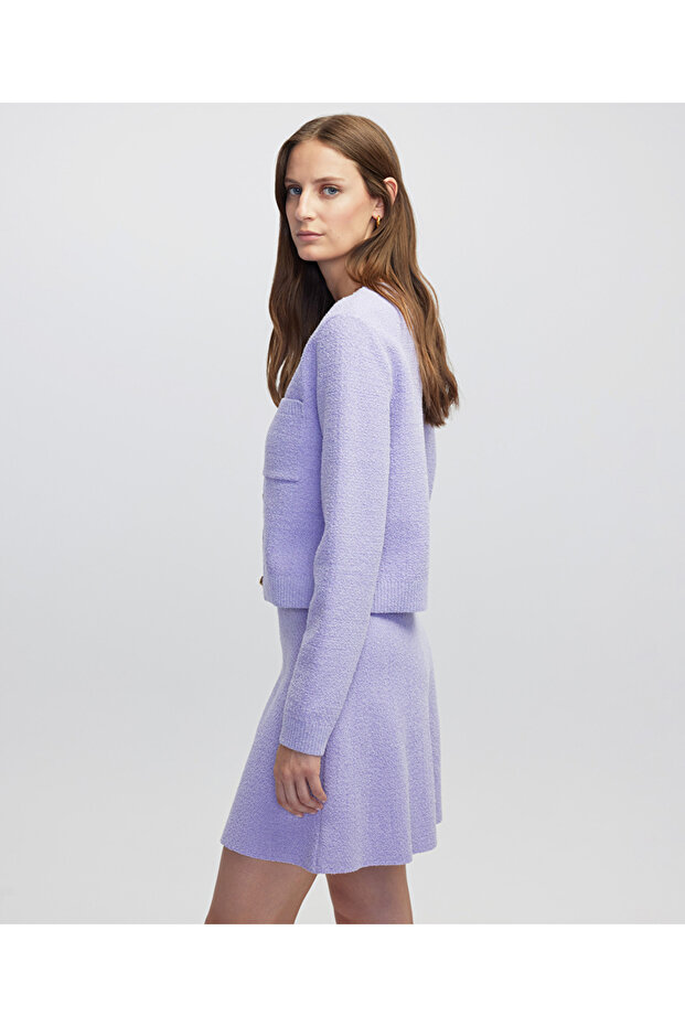 Dokulu triko ceket - 6