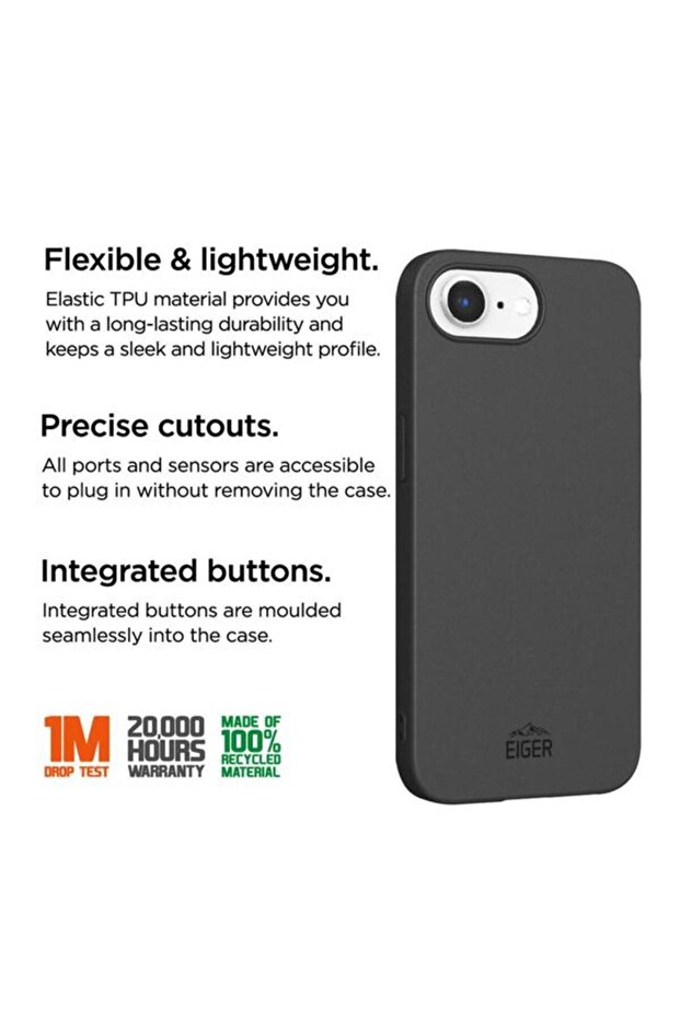Husa Grip GRS iPhone 16e, Negru - 2