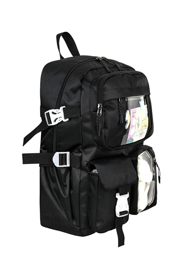 School Bag Middle Grade Multi-Eye Durable Quality Width:28Cmlength:40Cm Width:18Cm - 2