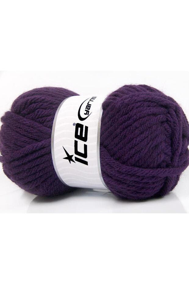 Lot of 4 X 100Gr Skeins Ice Yarns Atlas Superbulky Hand Knitting Yarn Purple