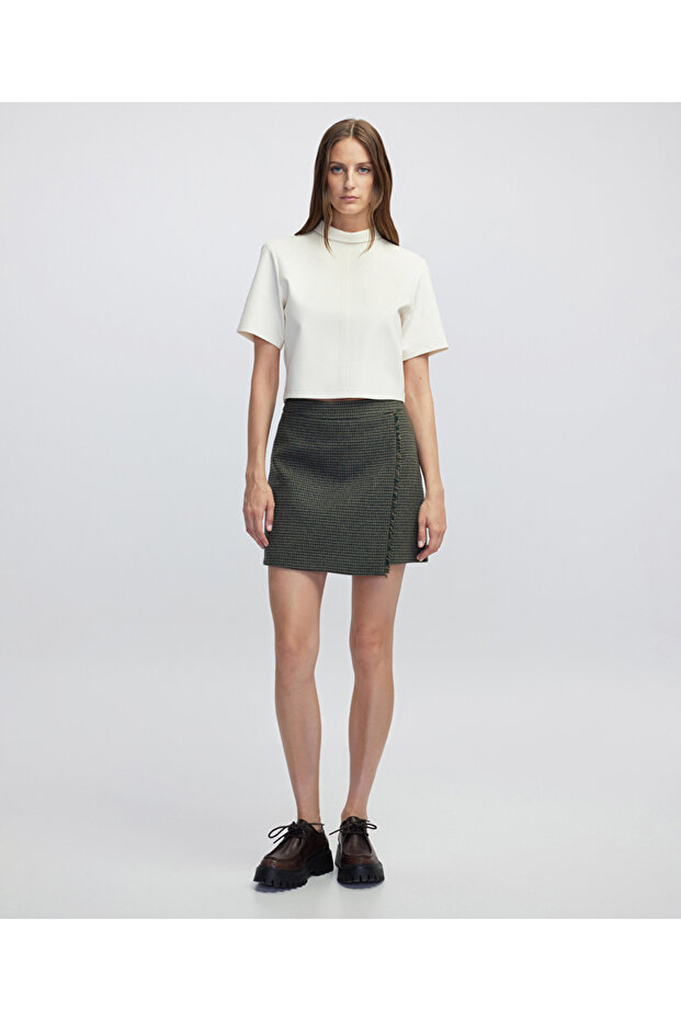 تنورة قصيرة بنمط هوندستوث - 5