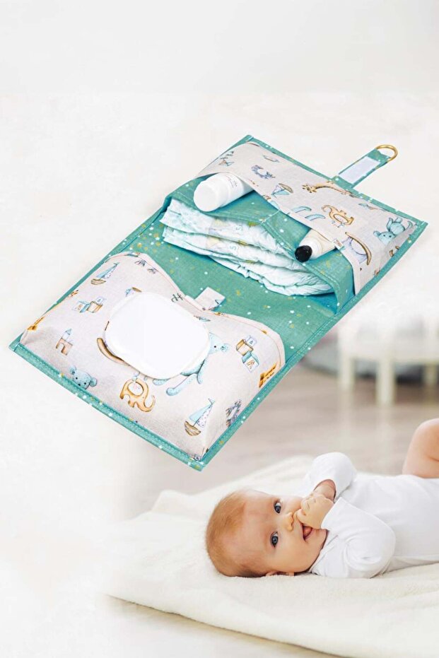 Baby Diaper Bag, Blue