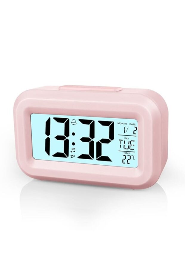 Vicloon Digital Alarm Clock Bedside, LED Display Clocks with Adjustable Snooze 12/24Hr,Temperature, - 1