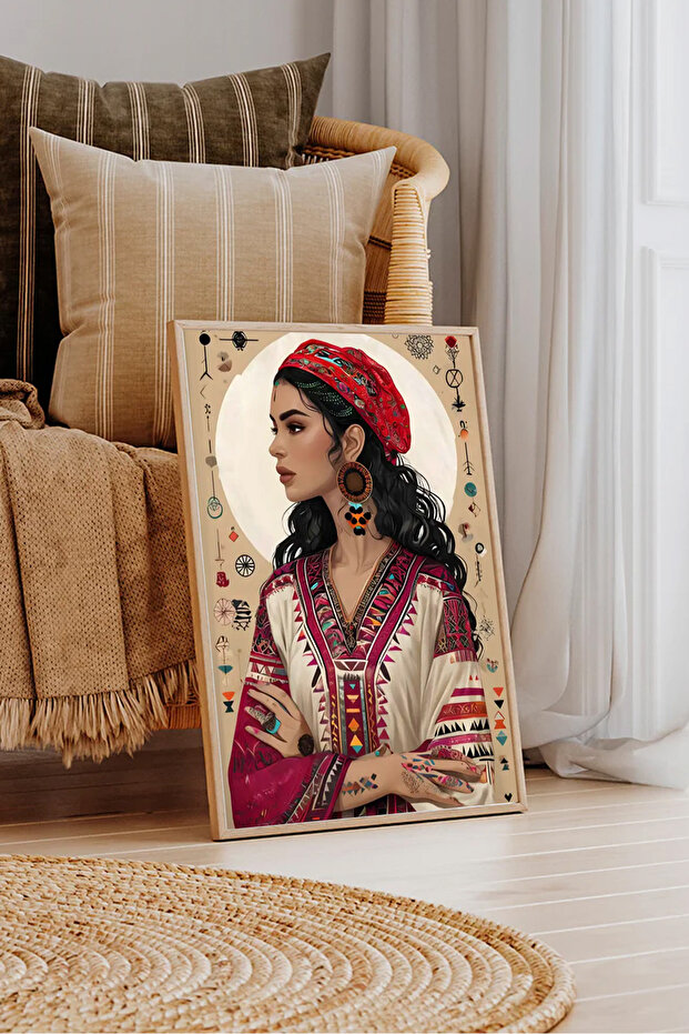 One Piece Wooden Framed Painting Tk0957
