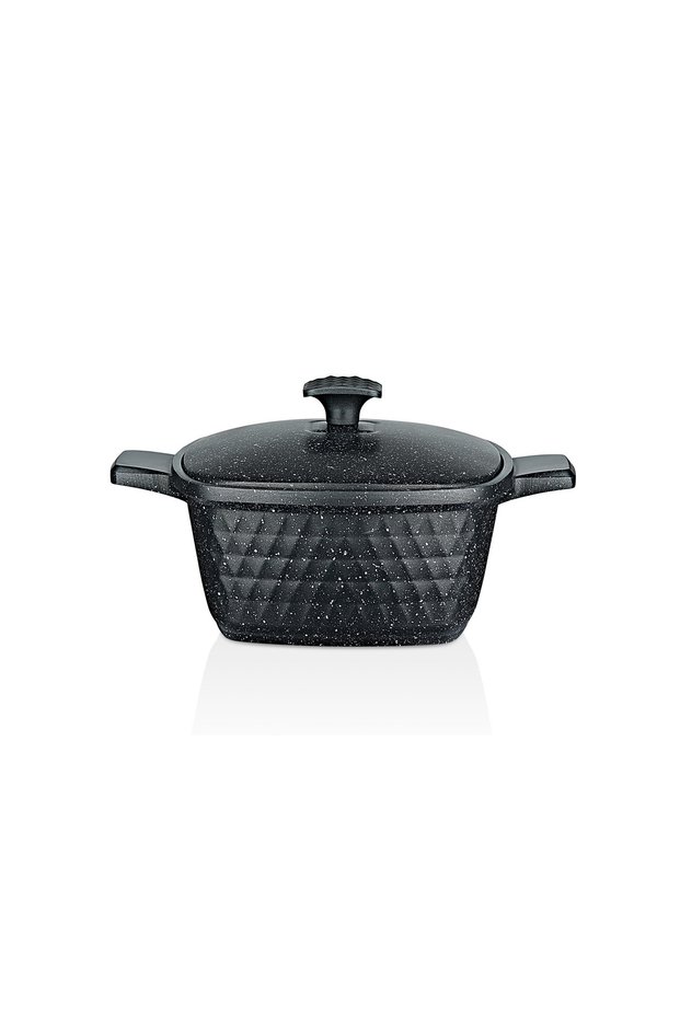 Diamond Square Casting Pot 24 cm