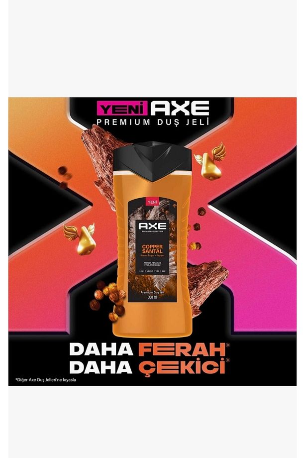 Premium Collection Duş Jeli Copper Santal 3 In 1 Vücut Saç Yüz 300 ml X3 - 4
