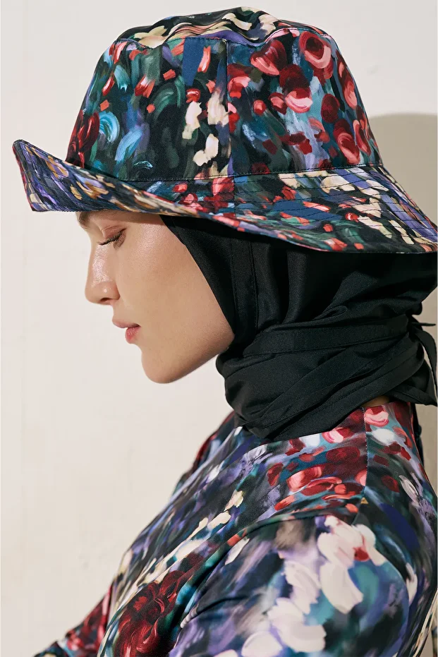 ŞAL DETAYLI BUCKET ŞAPKA COLOR PALETTE - 4