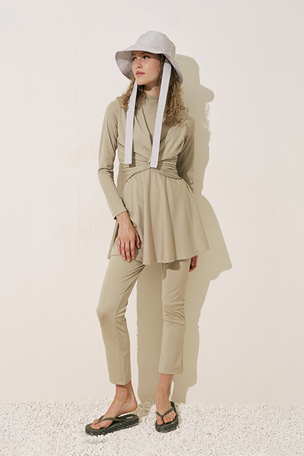 TESETTÜR plavkové kalhoty FLARE, zelené - 1