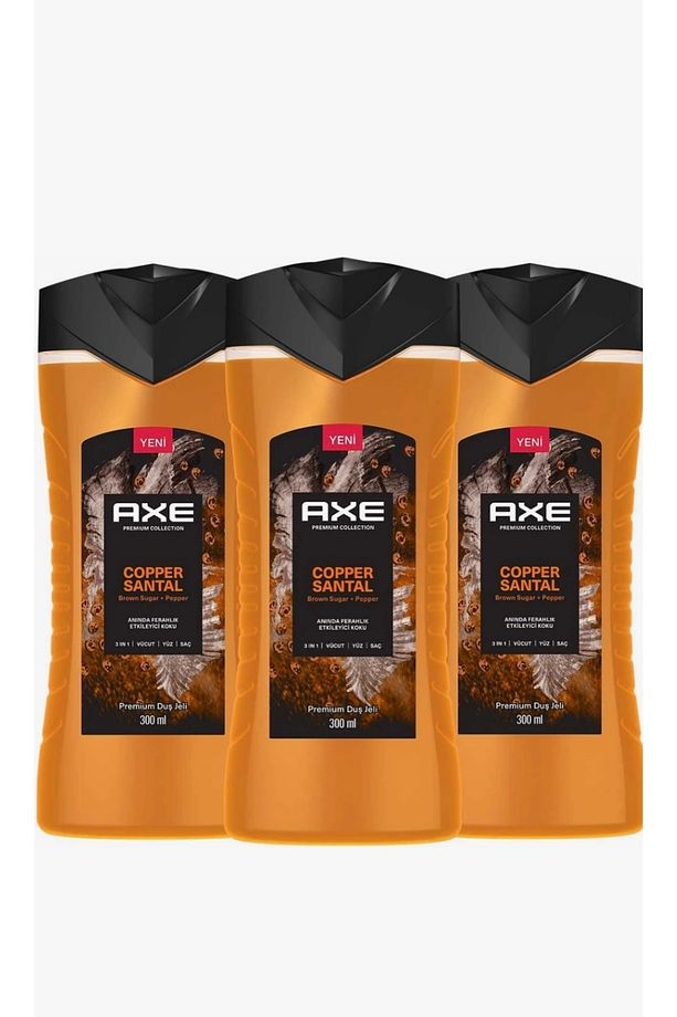 Premium Collection Duş Jeli Copper Santal 3 In 1 Vücut Saç Yüz 300 ml X3 - 2