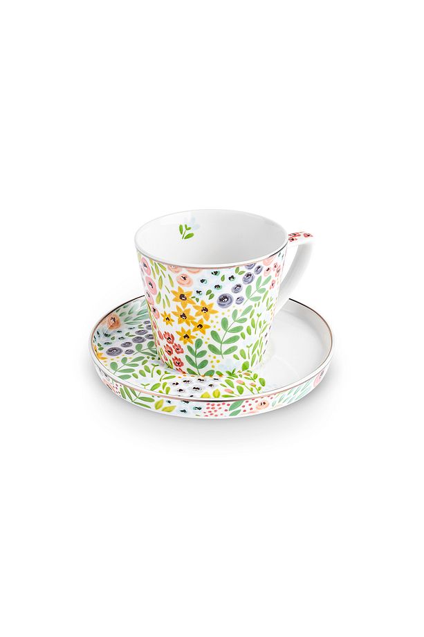 Fiore Çay Fincanı ve Tabağı 260 ml - 4