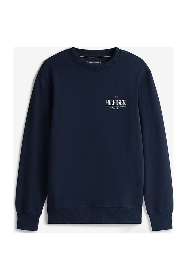 Erkek Regular Fit Baskı Logolu Pamuklu Sweatshirt - Lacivert - 6