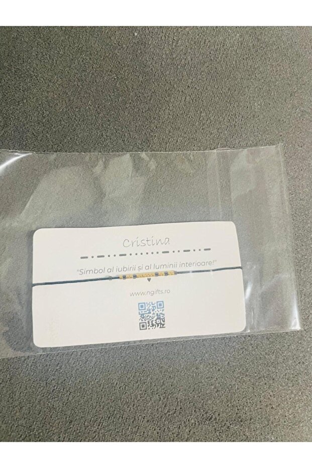 Morse Code Bracelet - Cristina - 1