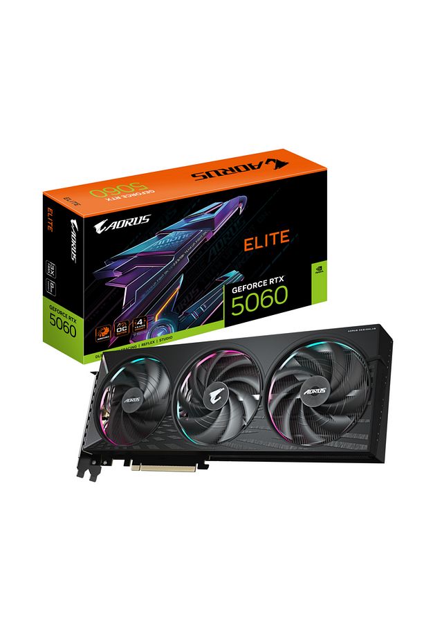 Aorus GeForce RTX 5060 ELITE 8G 8GB 128Bit GDDR7 GV-N5060AORUS E-8GD - 1