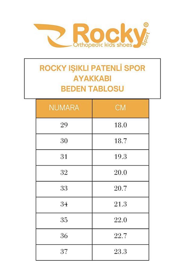 Kaykaylı Çocuk Işıklı Ayakkabı - Işıklı Patenli Kaykay Ayakkabı - Kaykay Ayakkabı - 6