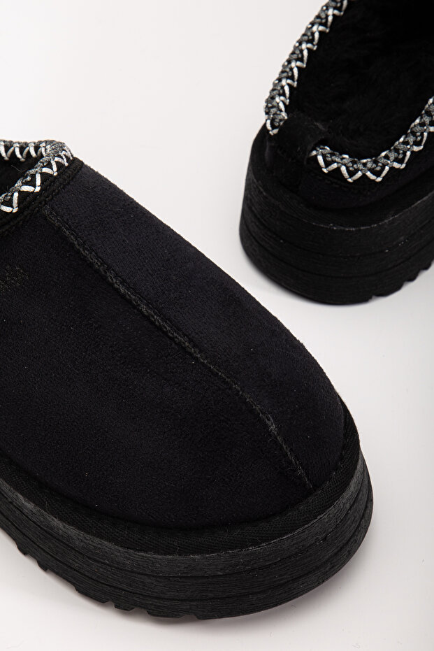 Winnipeg női téli Tazz műszőrme belsővel, velúr poliuretán talppal, alapvető hétköznapi csizma, téli papucs - 6