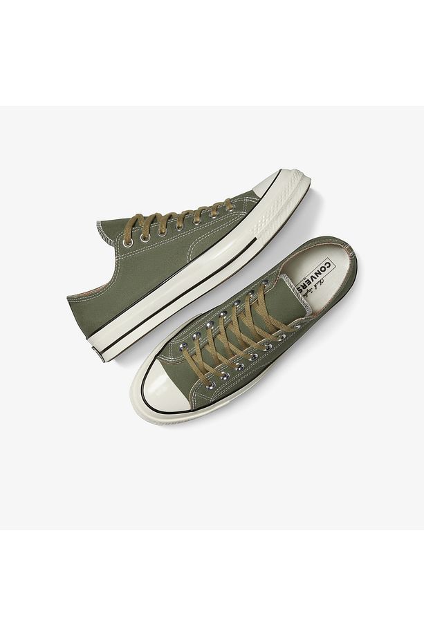 Chuck 70 Houndstoothed Unisex Haki Sneaker - 5