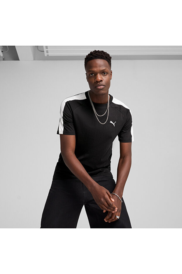 T7 Men's Black T-Shirt - 1