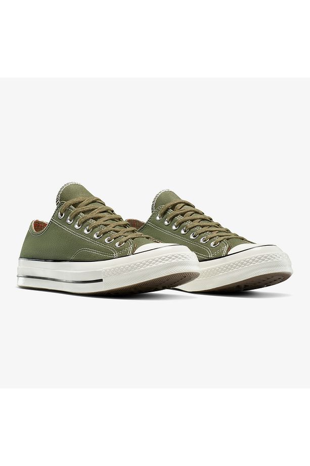 Chuck 70 Houndstoothed Unisex Haki Sneaker - 2