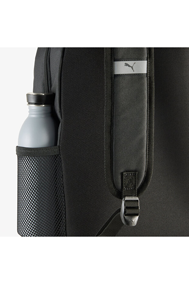 Classic Backpacks, One Side Mesh Pocket, Woven, Plain - 4