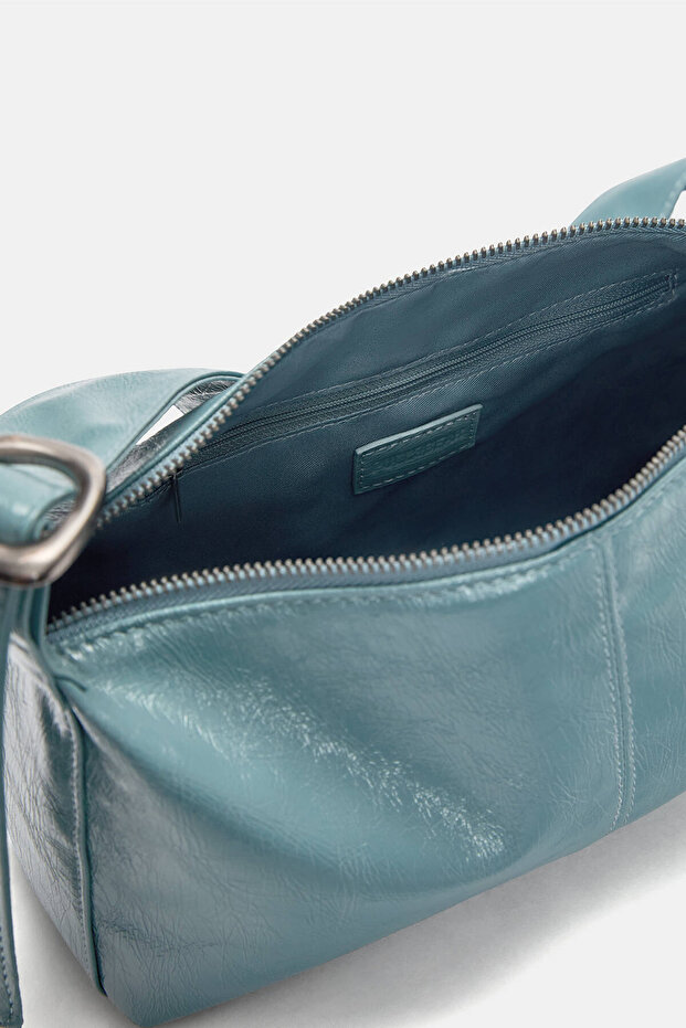 Eskitme görünümlü kol çantası - 4