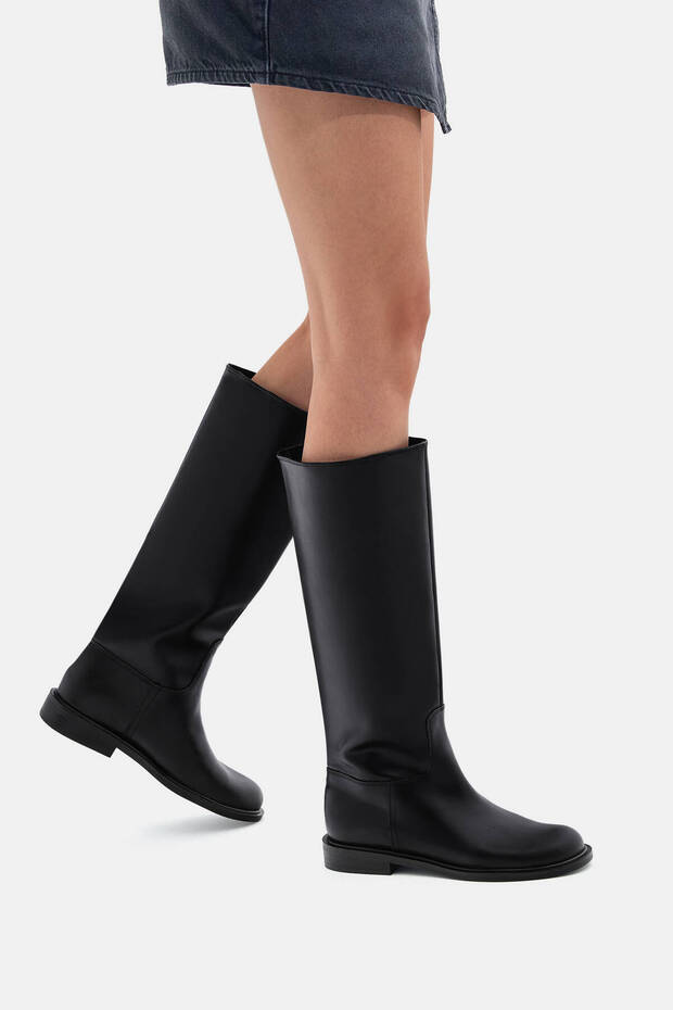 Düz uzun çizme - 3