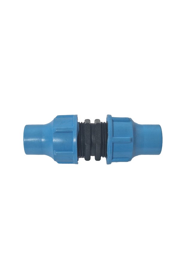 Plastic coupling, quick coupling, No. 6426, Nut + Nut, 16 x 16 mm