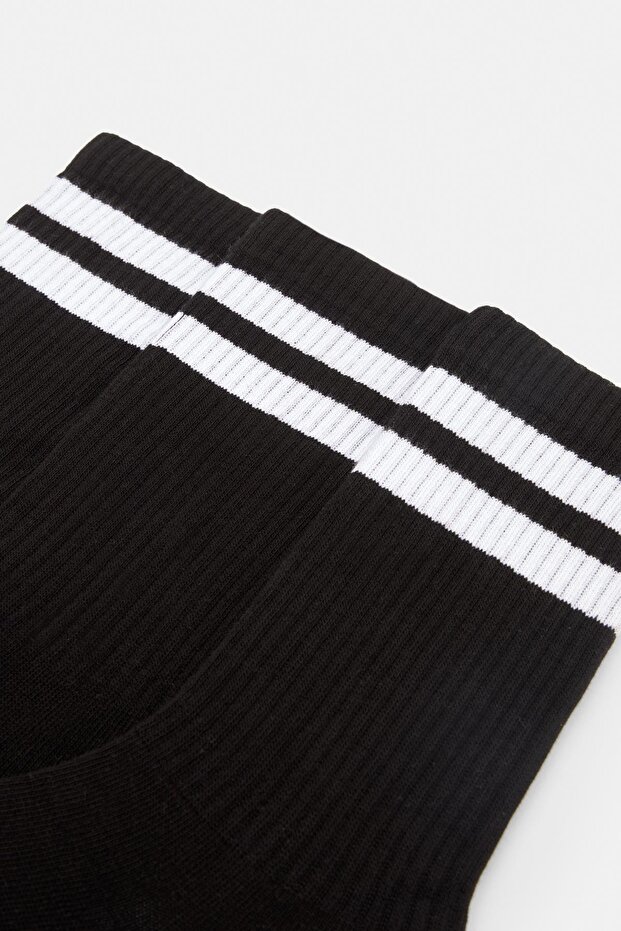 Uzun Çizgili Çorap - 2