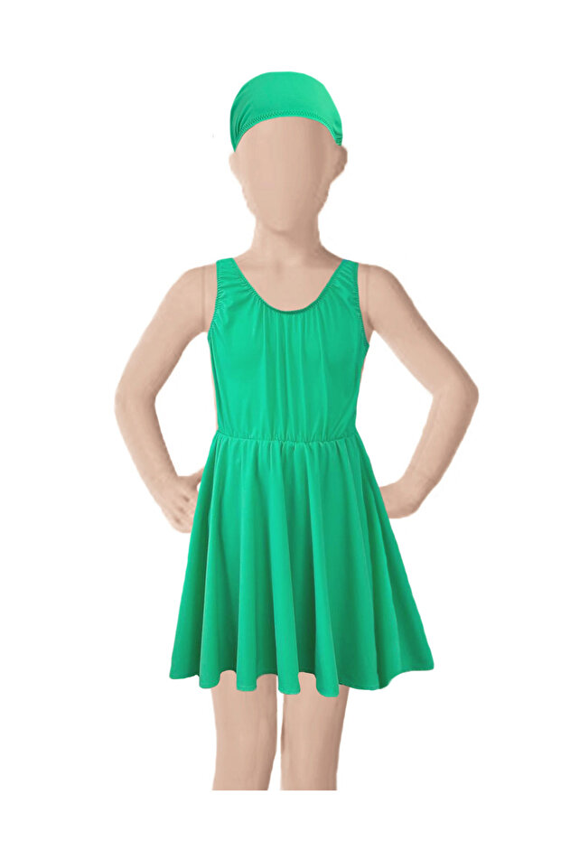 Girl's Skirted Swimmer Swimsuit