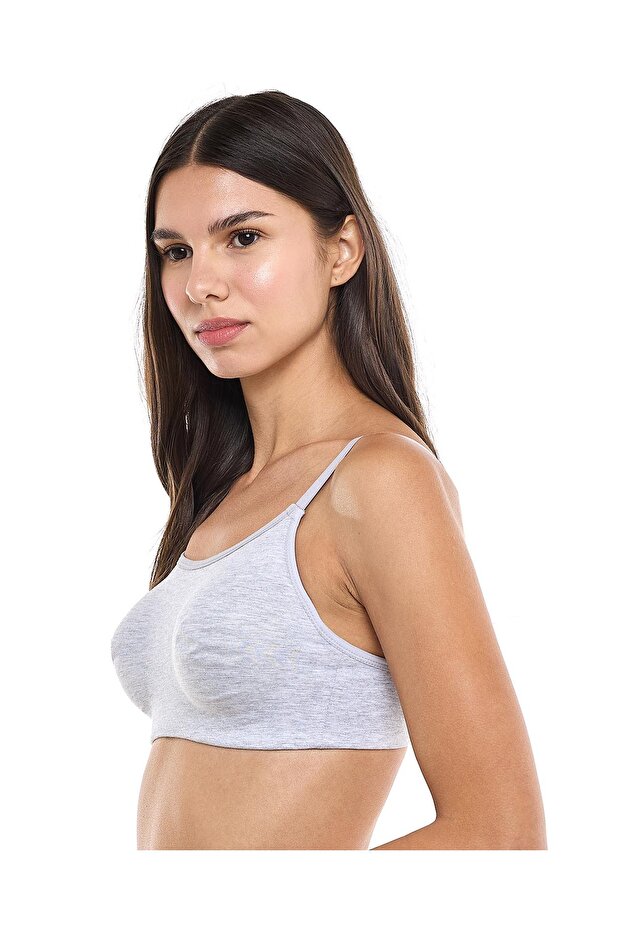 حمالة صدر صلبة ذات رقبة دائرية - 2