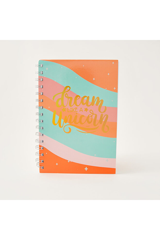 Printed A5 Spiral Notebook - 21x14 cms - 1